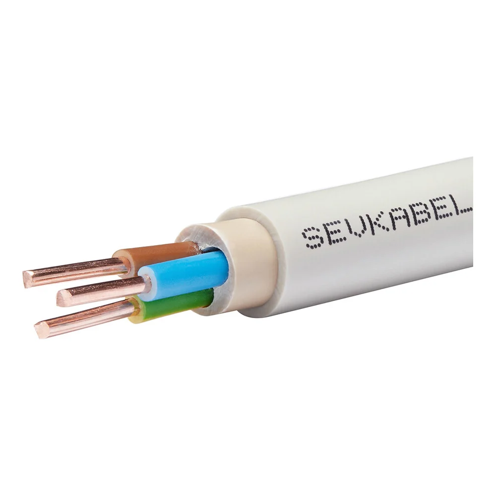 Кабель Севкабель NYM нгLS 3х1,5 мм 50 м 05458