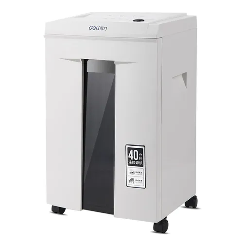 Уничтожитель бумаг Deli 9912, P-5, 2х12 мм, 6 лист. одновременно, 20л