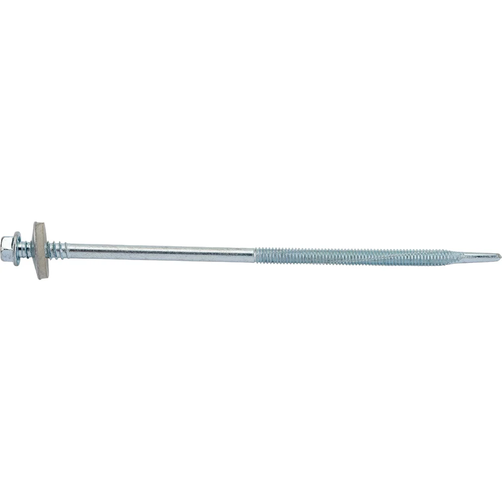 Саморез для сэндвич-панелей Daxmer 6,3/5,5x155 мм, цинк, 250 шт. 317625