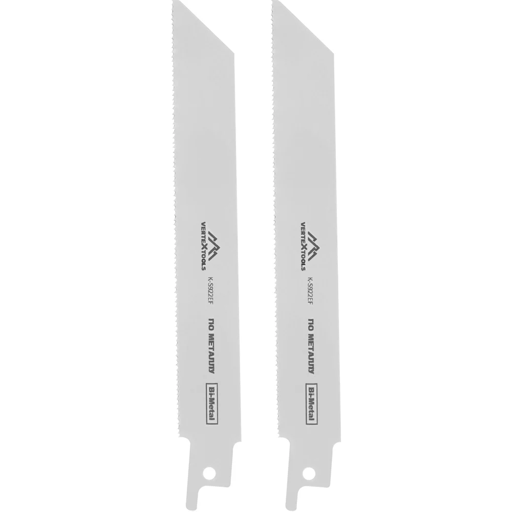 Полотно для сабельной электроножовки 2 шт vertextools K-S922EF