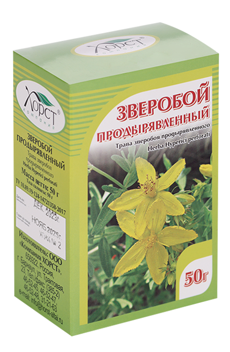 Зверобой продырявленный, 50 г, сырье растительное