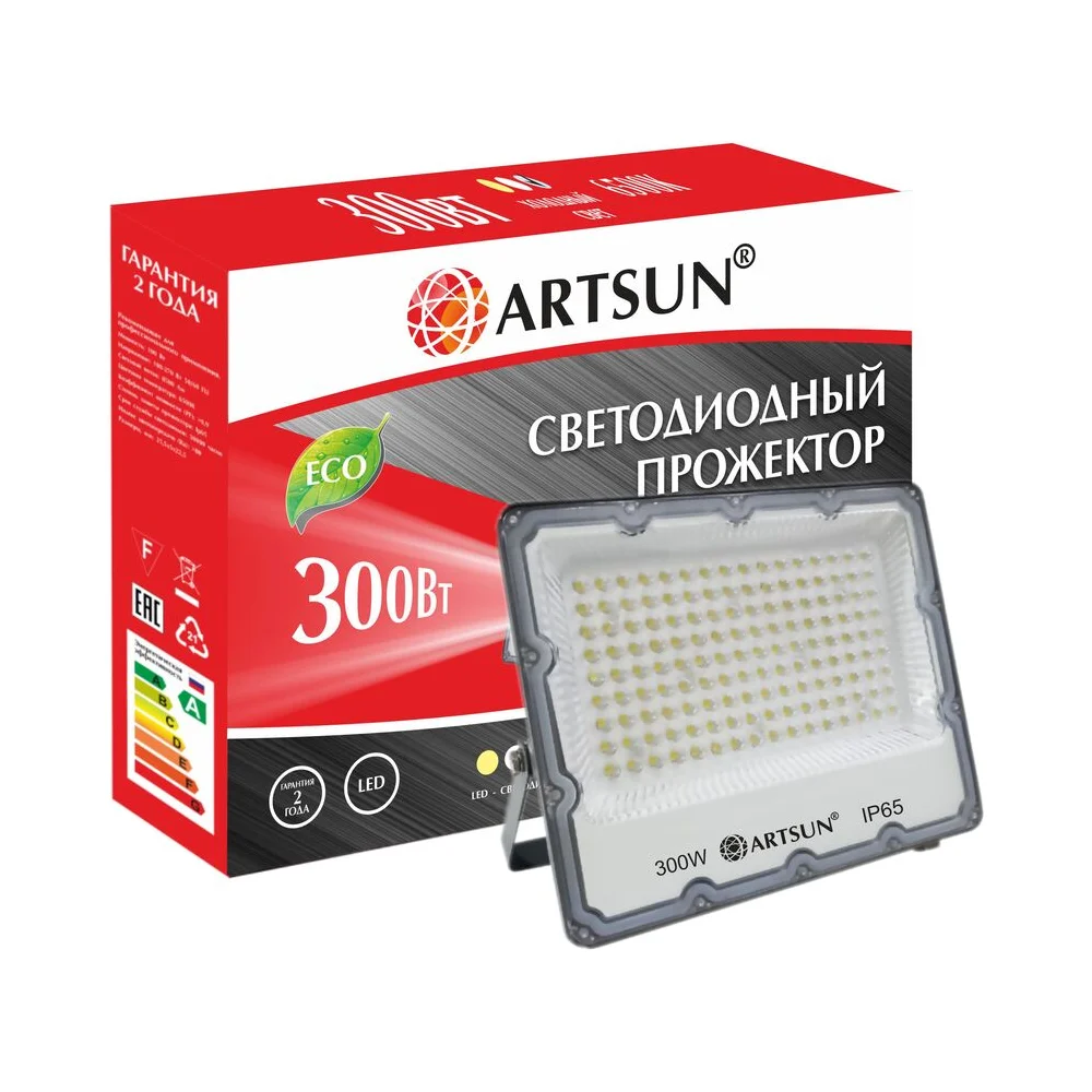 Прожектор светодиодный ARTSUN LED FL 300W 6500K SMD