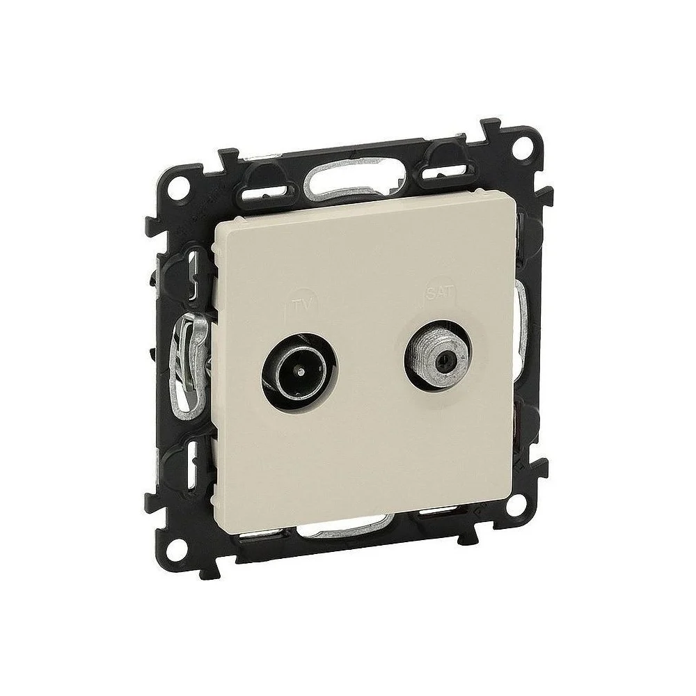 Розетка TV-SAT Legrand VLN звезда 2-каб 753058