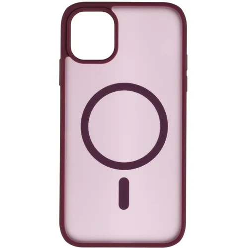 Чехол (клип-кейс) ZIBELINO Matte Shield, для Apple iPhone 11, противоударный, бургунди [zms-apl-11-msd-brg]