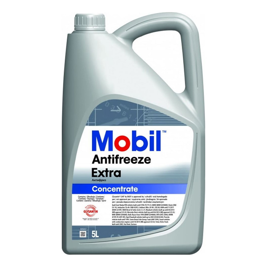 Антифриз Mobil Antifreeze Extra концентрат сине-зеленый 5л