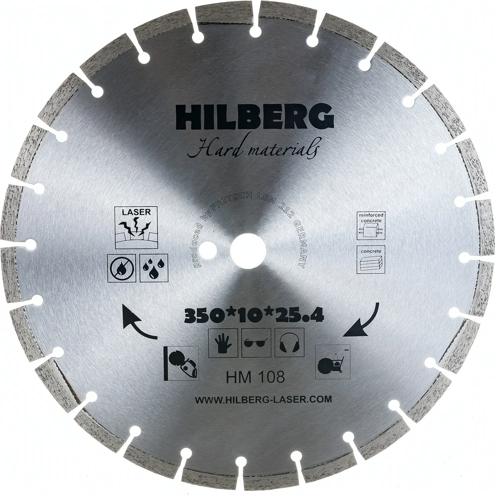 Диск алмазный отрезной Hilberg 350X25.4