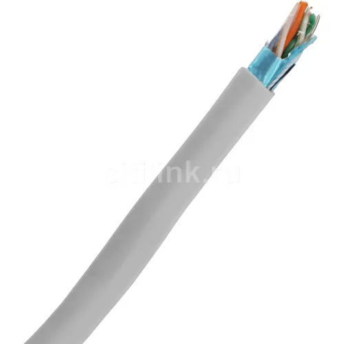 Кабель информационный ITK Generica, кат.5E, 305м, серый [bc1-c5e04-311-305-g]