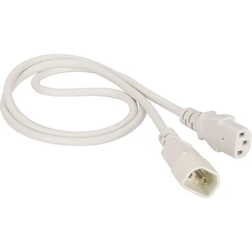 Шнур питания LANMASTER LAN-PP13/14-1.0-WH
