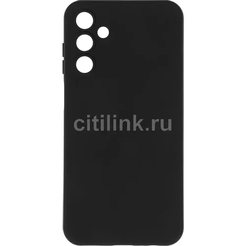 Чехол (клип-кейс) BORASCO Silicone Case, для Samsung Galaxy A15, черный [72783]