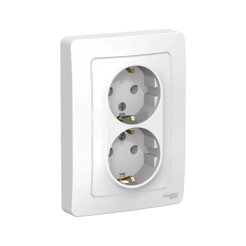 Двойная розетка Systeme Electric BLANCA BLNRS001021