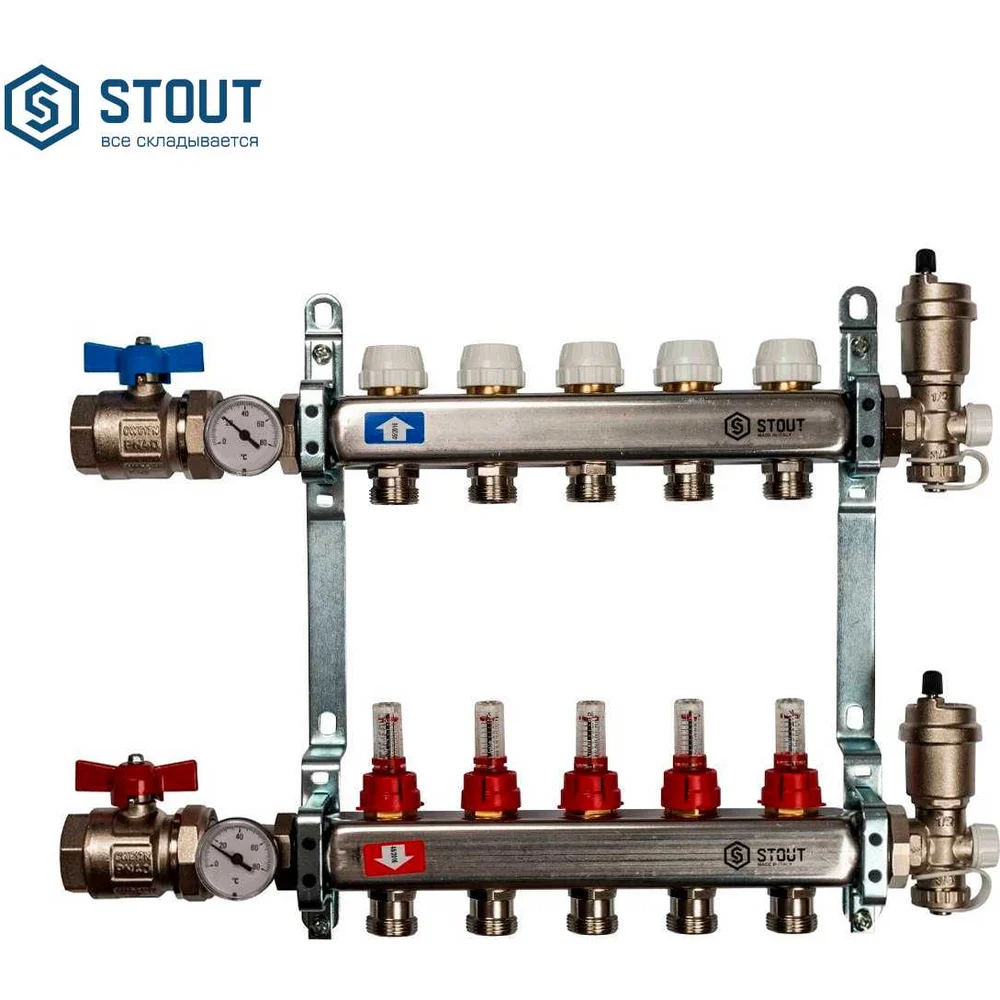 Коллектор STOUT SMS RG008P0RN7HR5L