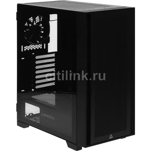 Корпус ATX MONTECH Air 1000 Lite, Midi-Tower, без БП, черный [air 1000 lite black]