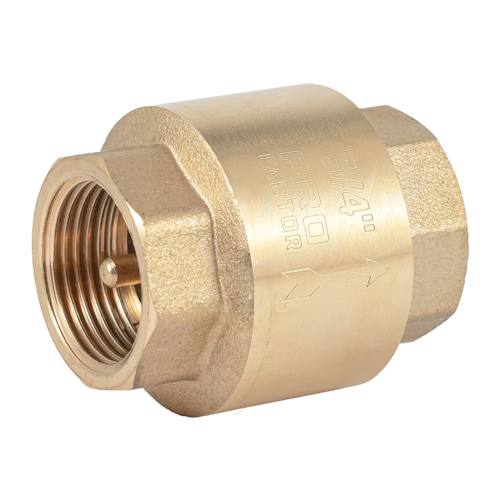 Обратный клапан PROFACTOR с латунным штоком, в/в 3/4" PF CV 241