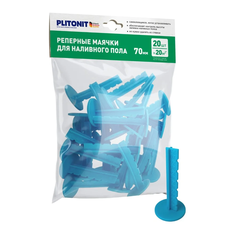Маяки реперные самоклеящиеся PLITONIT (20 шт) Н010980