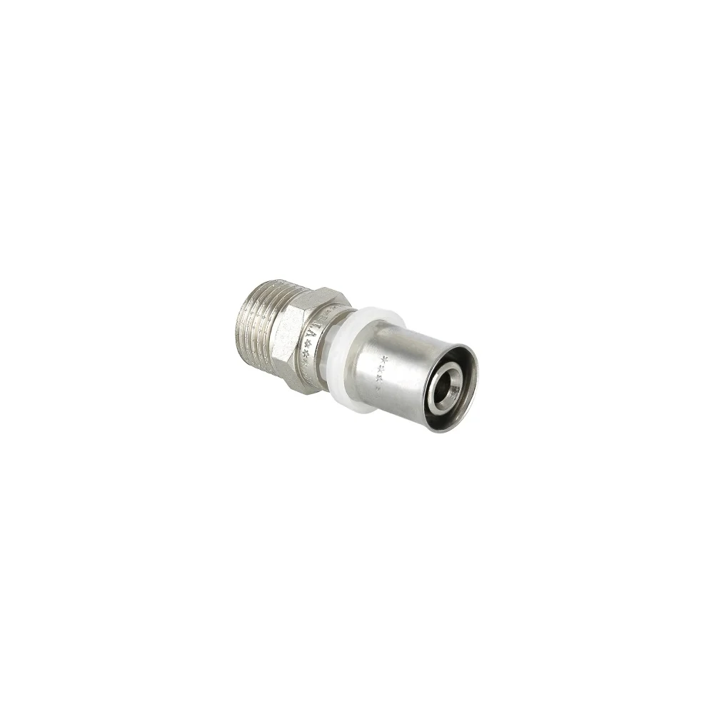 Соединитель пресс с переходом на наружную резьбу 20х1/2 Valtec VTM.201.N.002004