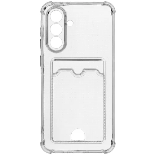 Чехол (клип-кейс) ZIBELINO Silicone Card Holder, для Samsung Galaxy A36, прозрачный [zsch-sam-a366-cam-trn]