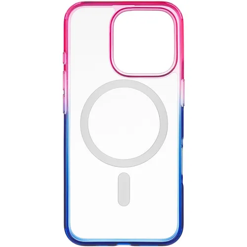 Чехол (клип-кейс) UBEAR Fusion, для Apple iPhone 16 Pro, противоударный, розово-голубой [cs446bp63pfs-i24m]