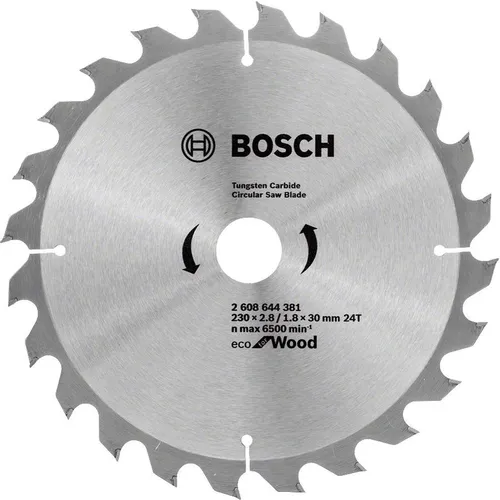 Пильный диск Bosch ECO WOOD, по дереву, 230мм, 1.8мм, 30мм [2608644381]
