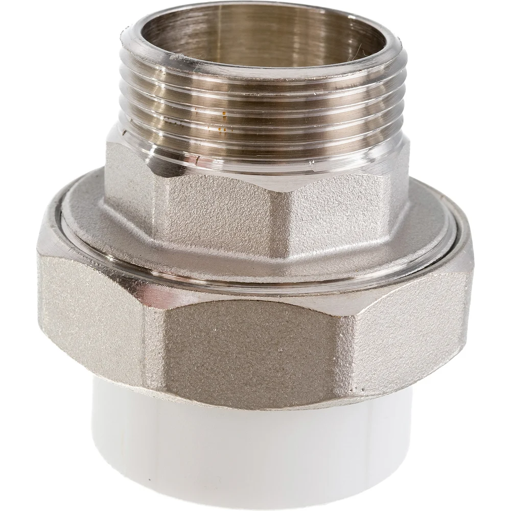 Комбинированная муфта VALFEX PP-R белая, разъем 40х1 1/4 дюйма НР 10156032 127-0229