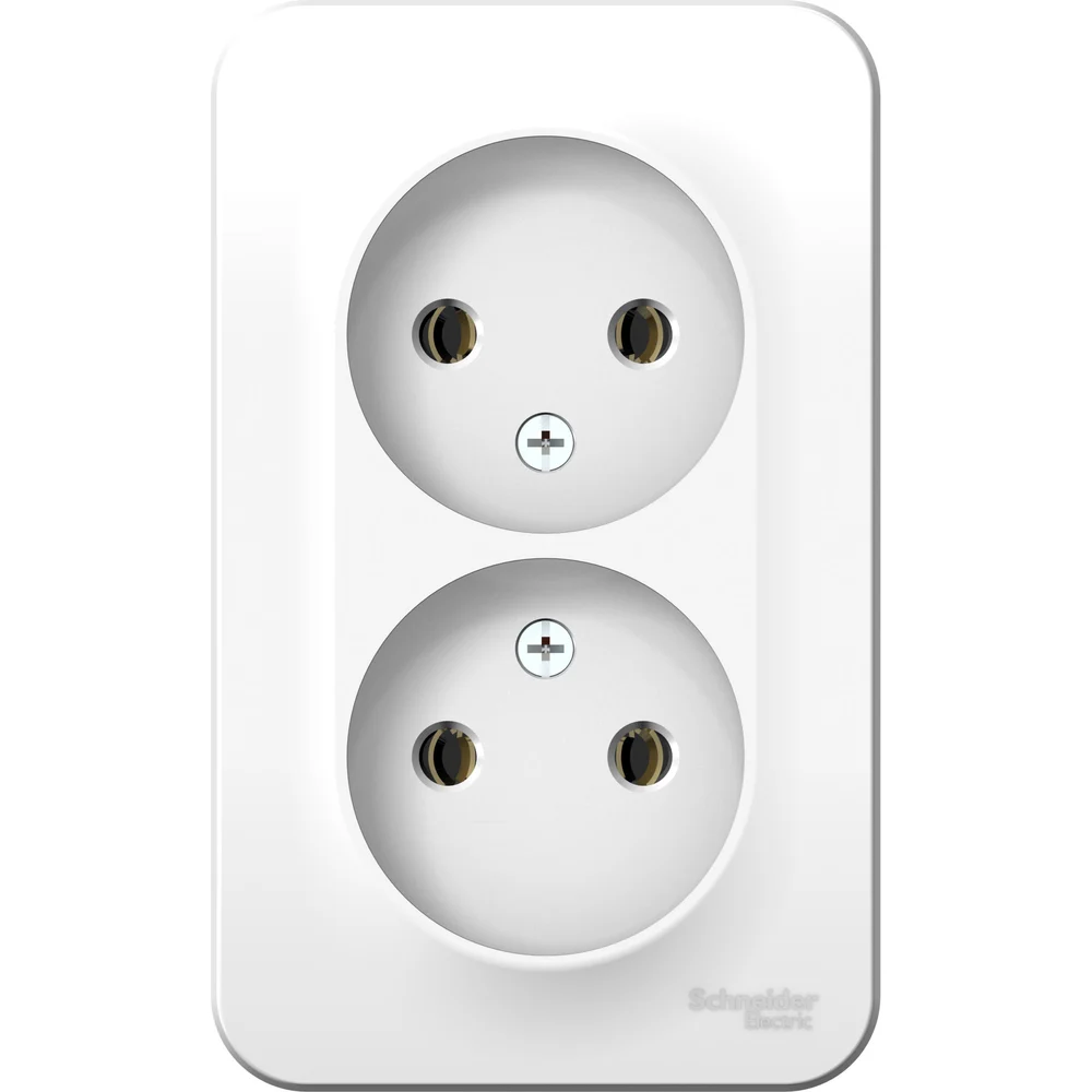 Двойная розетка Systeme Electric BLANCA BLNRA000211