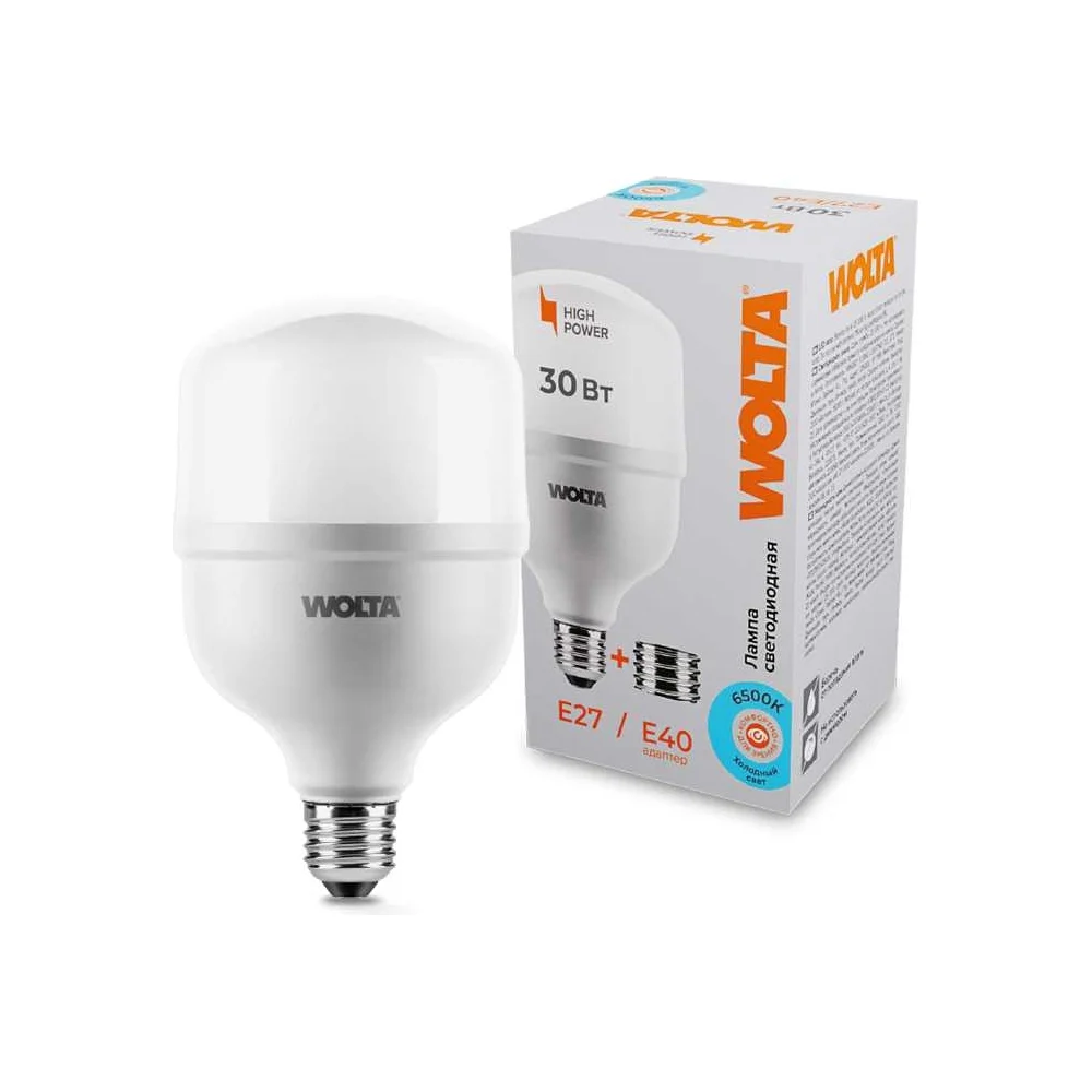 Светодиодная лампа Wolta 25WHP30E27/40