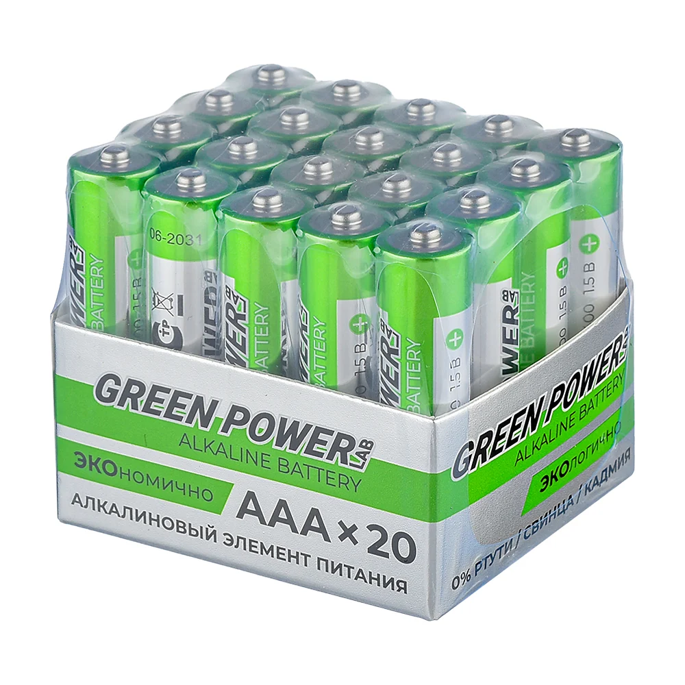 Батарейка Powerlab GREEN LR03