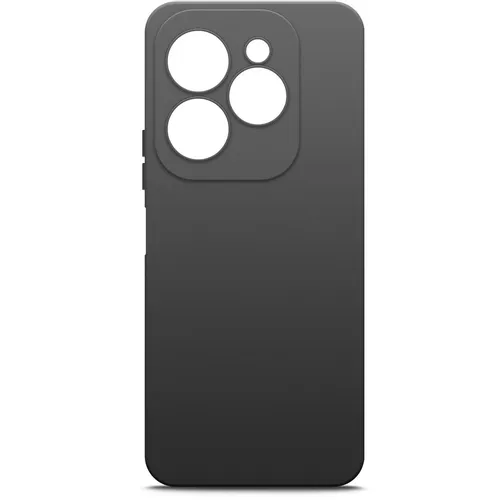 Чехол (клип-кейс) BORASCO Silicone Case, для Infinix Hot 40 Pro, черный [72731]