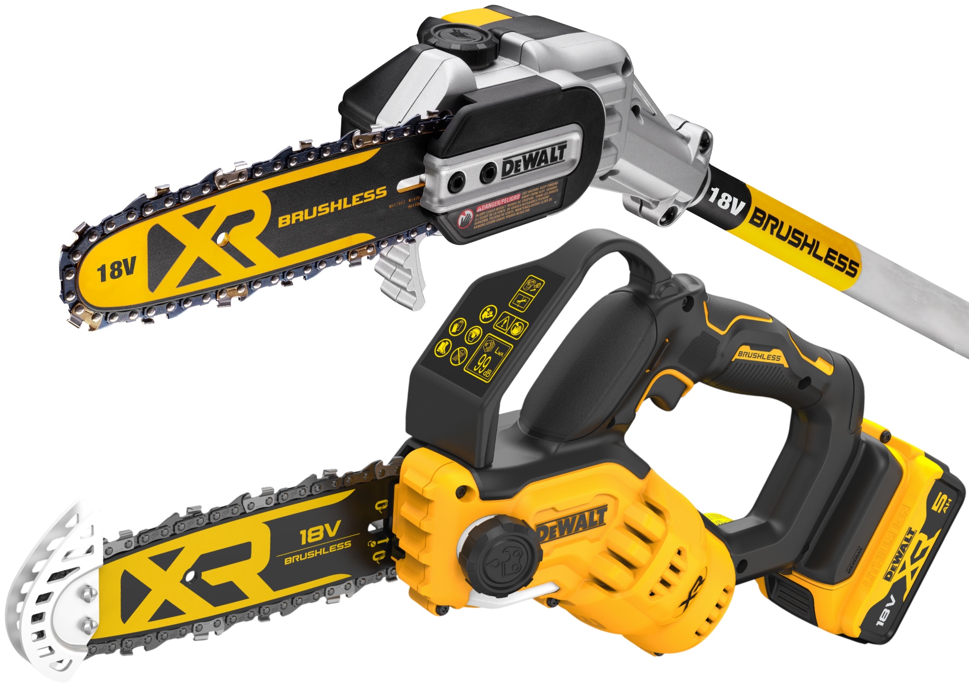 Аккумуляторный набор садовой техники DEWALT DCMPS520