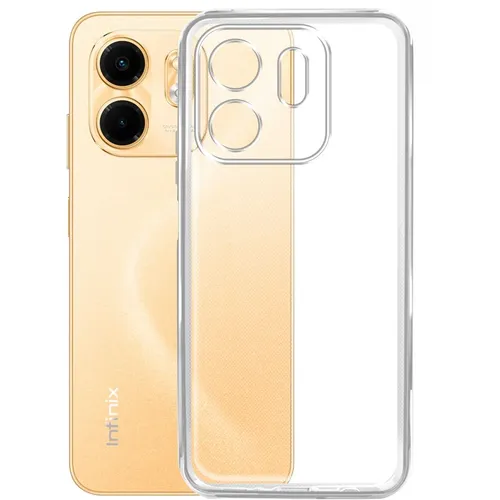 Чехол (клип-кейс) BORASCO Silicone Case, для Infinix Smart 9, прозрачный [73769]