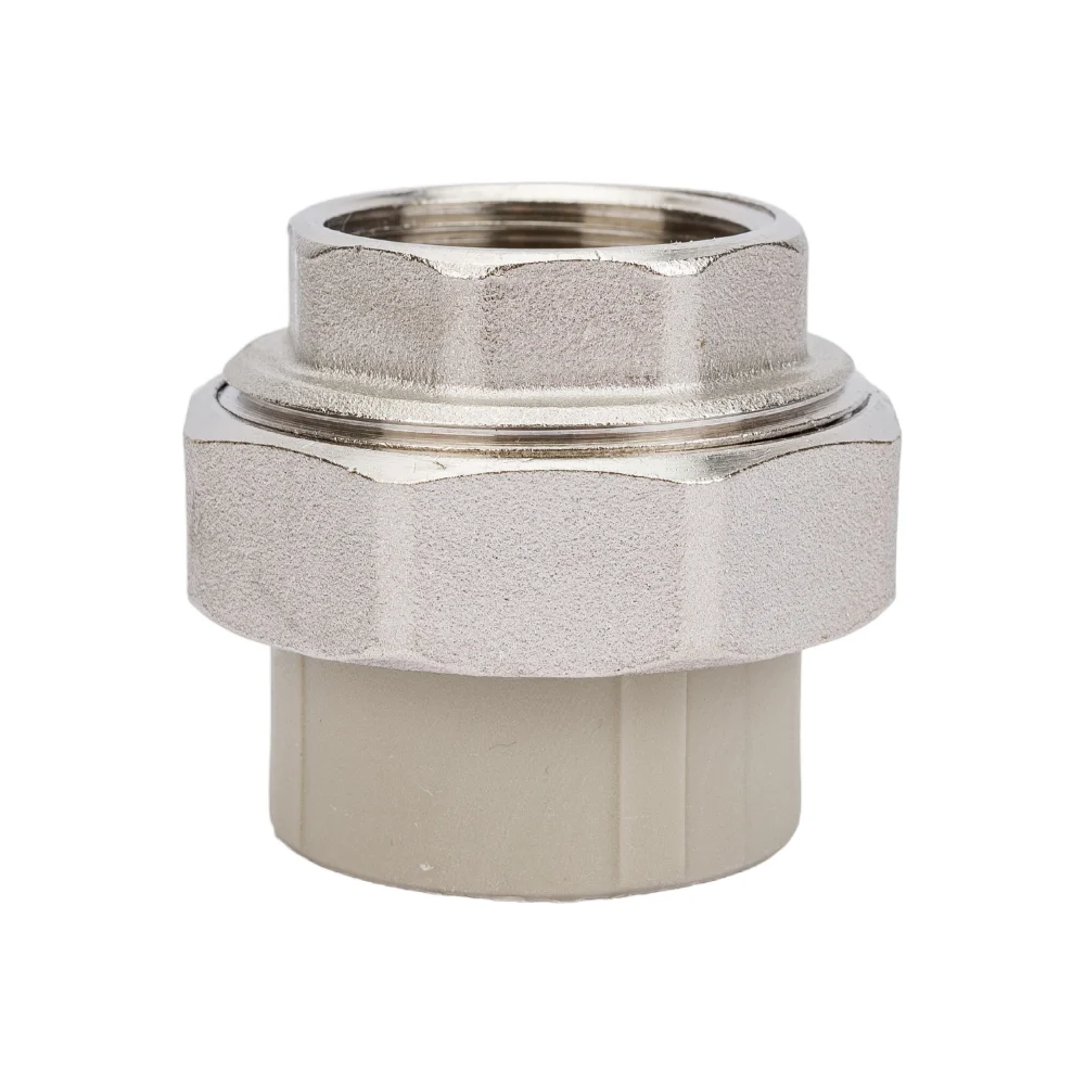 Комбинированная муфта VALFEX PP-R серая, разъем 32х1 дюйма ВР 10155025Г 127-0336