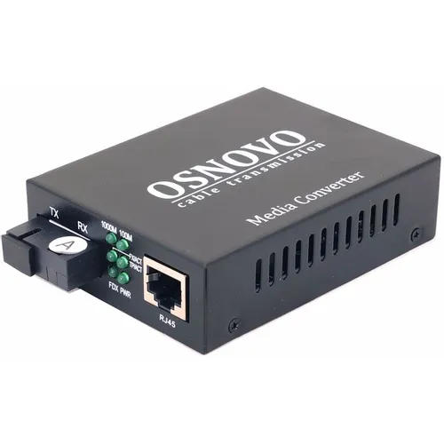 Медиаконвертер OSNOVO OMC-1000-11S5A