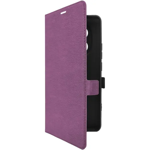 Чехол (флип-кейс) BORASCO Book Case, для Xiaomi Redmi Note 15 4G, фиолетовый [76140]