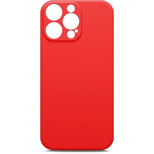 Чехол (клип-кейс) BORASCO Microfiber Case, для Apple iPhone 14 Pro Max, красный [70811]