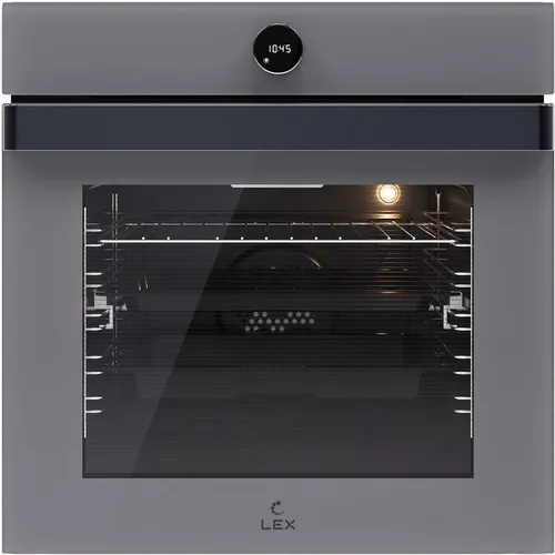 Духовой шкаф электрический LEX EDP 607 GR Wide Series, 72л, дверца с 3 стеклами, серый
