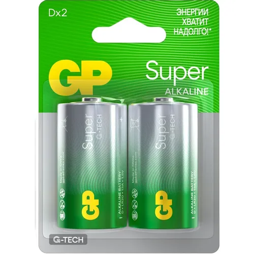 D Батарейка GP Super Alkaline 13AA21-2CRSBC2