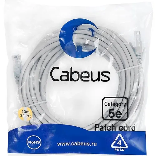 Неэкранированный патч-корд Cabeus 2XRJ45/8P8C