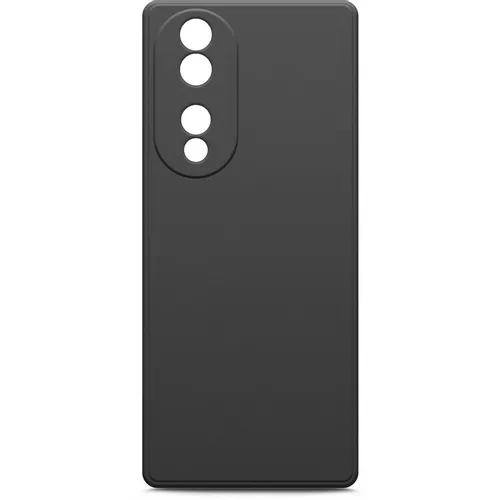 Чехол (клип-кейс) BORASCO Microfiber Case, для Honor 70, черный [71108]