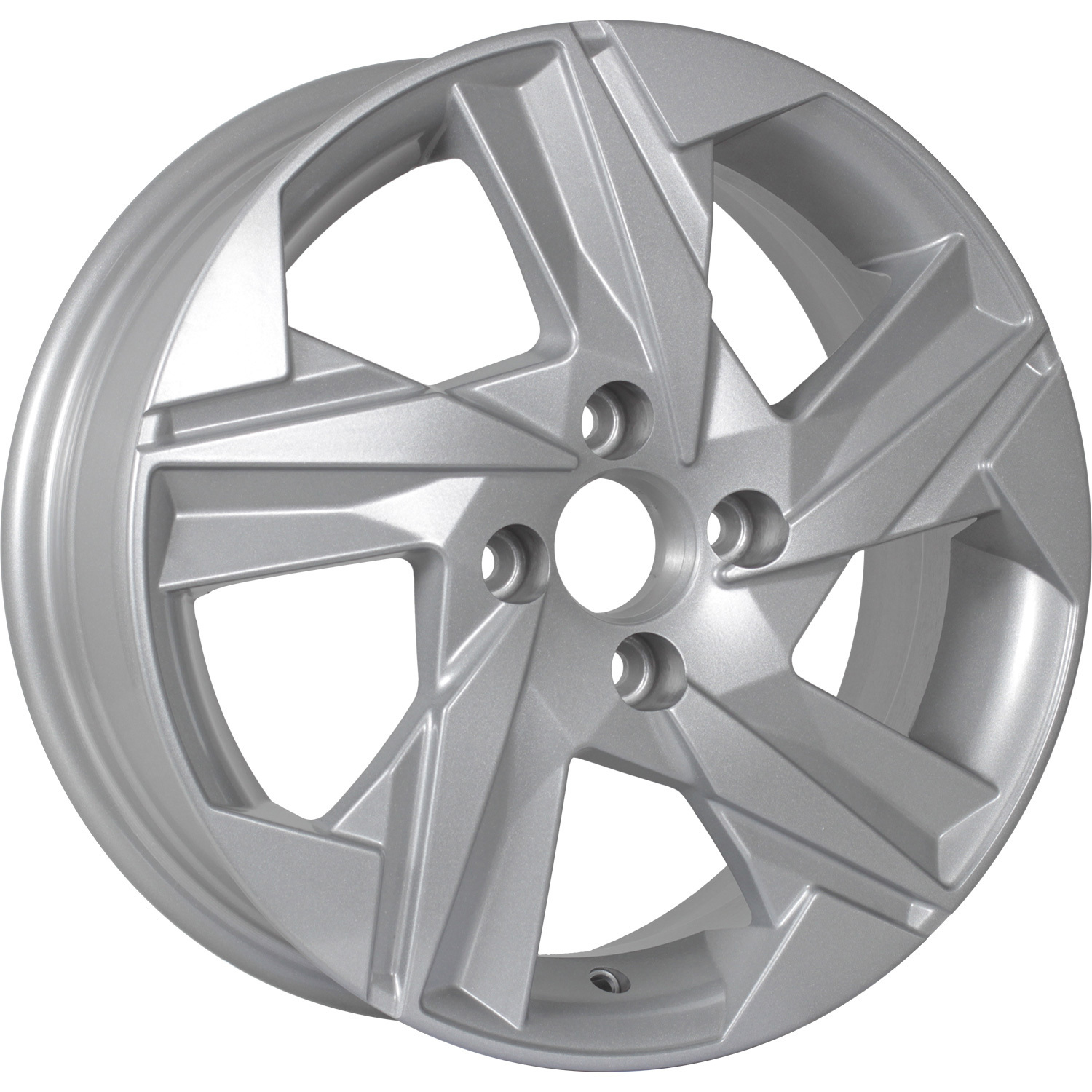KD1520 6x15/4x100 D54.1 ET46 Black_Front_Polished