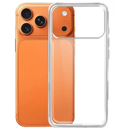 Чехол (клип-кейс) BORASCO Silicone Case, для Apple iPhone 17 Pro, прозрачный [75704]