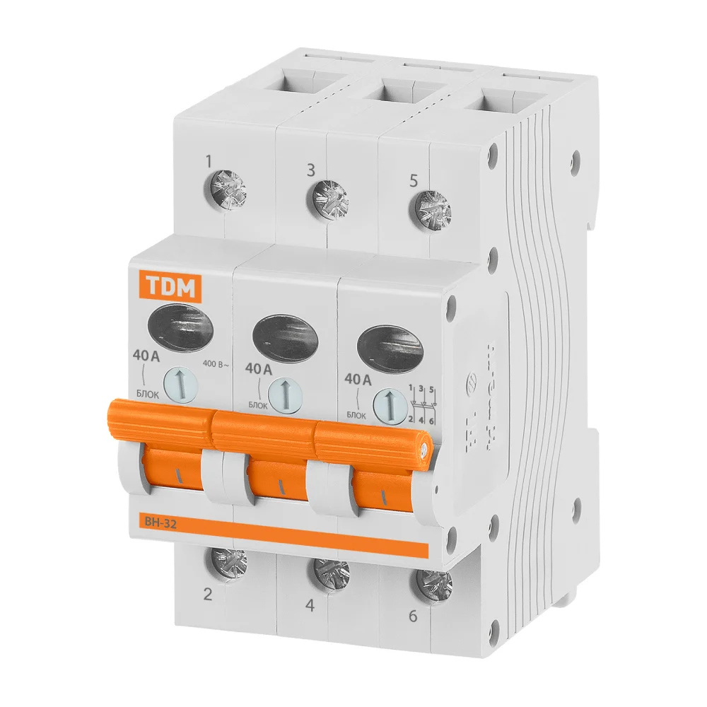 Выключатель нагрузки мини-рубильник TDM ELECTRIC SQ0211-0025