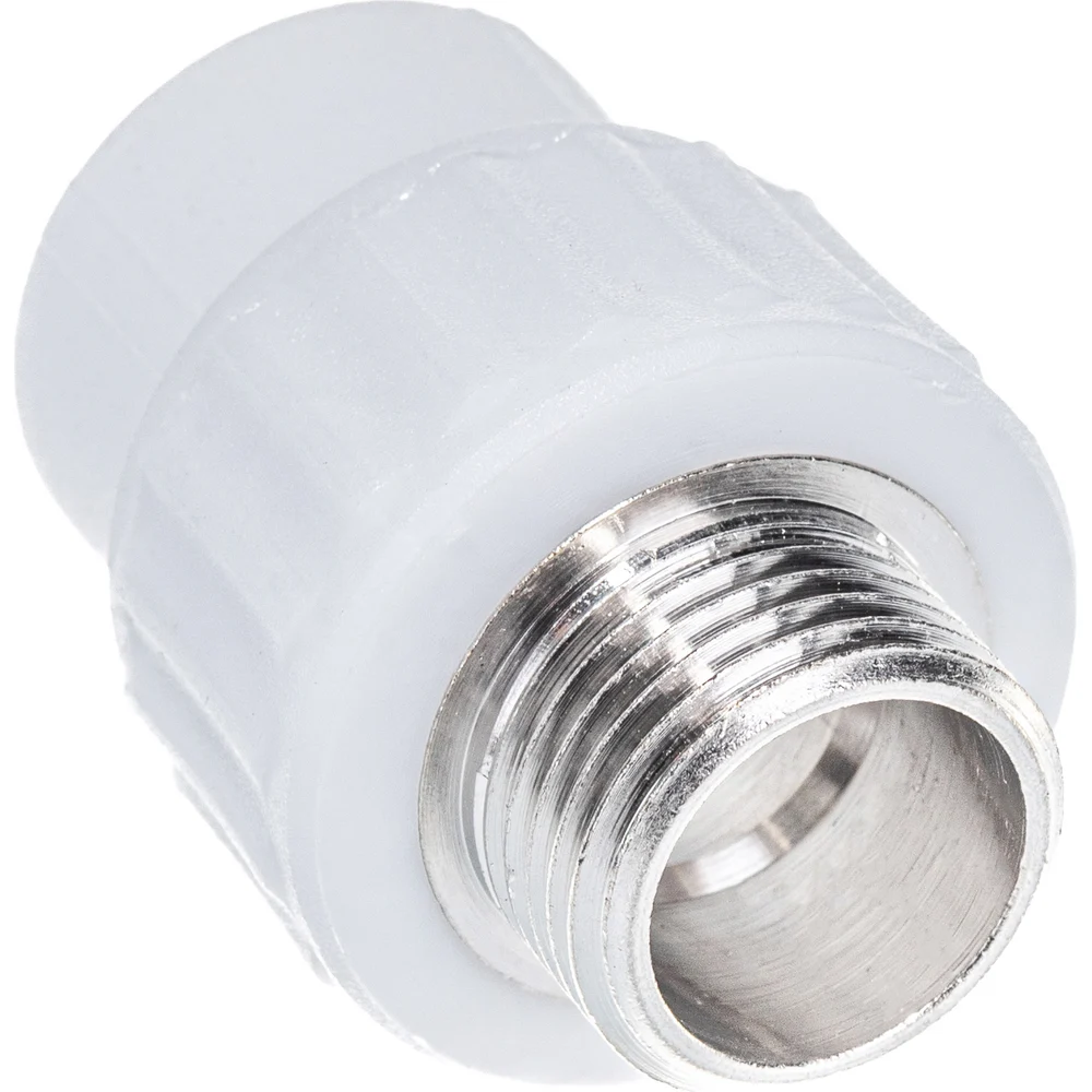 Комбинированная муфта VALFEX PP-R белая, 20х1/2 дюйма НР 10130020 127-0238