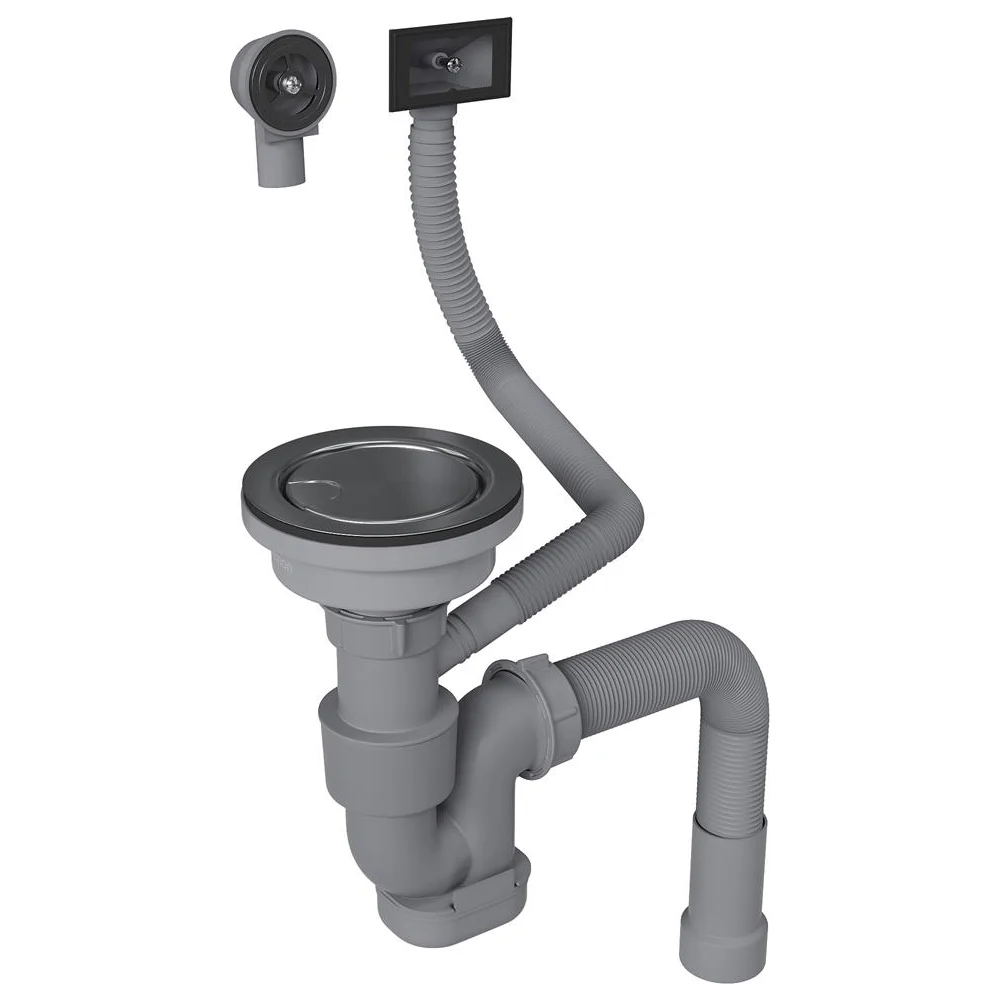Сифон для одночашевой кухонной мойки Reflexion Home Reflexion Arno RX3001SS