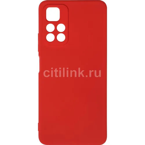 Чехол (клип-кейс) BORASCO Microfiber Case, для Xiaomi Poco M4 Pro 5G, красный [70107]