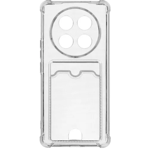 Чехол (клип-кейс) ZIBELINO Silicone Card Holder, для Honor X9c, прозрачный [zsch-hon-x9c-cam-trn]