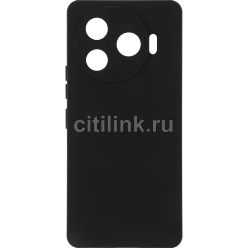 Чехол (клип-кейс) BORASCO Silicone Case, для Tecno Camon 30 Pro, черный [73278]