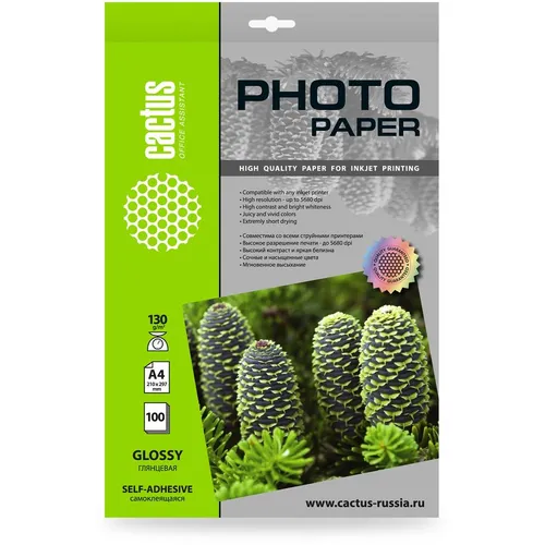 Фотобумага Cactus CS-GSA4130100