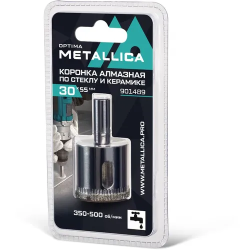 Коронка METALLICA 901489, по керамике, 30мм, 1шт