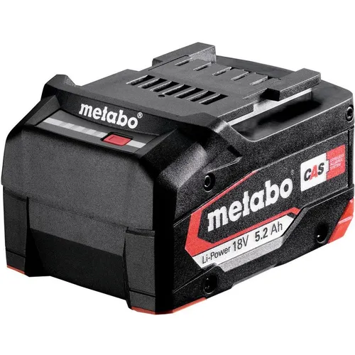 Батарея аккумуляторная METABO LI-Power Extreme, 18В, 5.2Ач, Li-Ion [625028000]