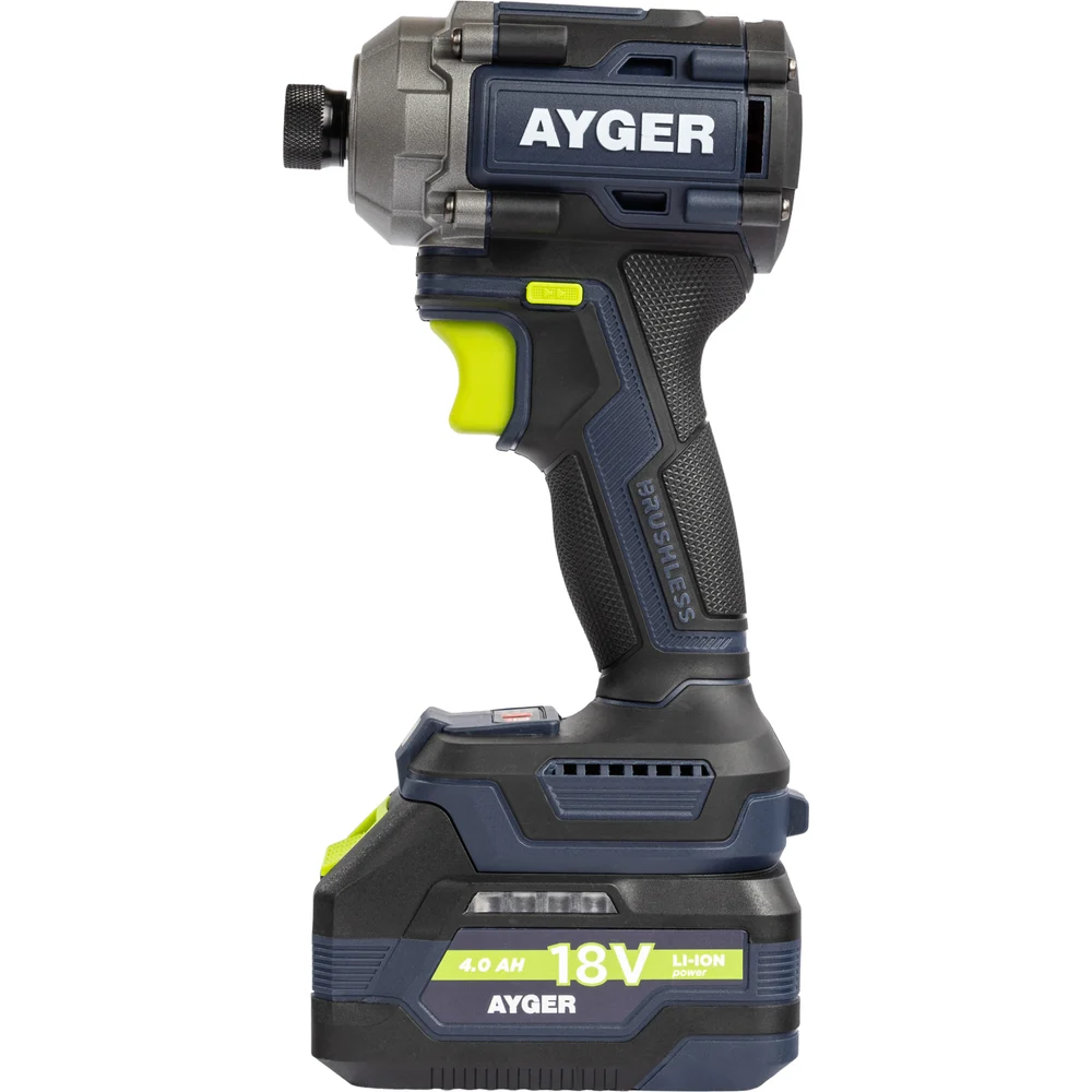 Аккумуляторный бесщеточный винтоверт AYGER ABS20BL4