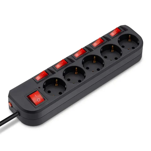 Сетевой фильтр BURO 500SH-1.8-SW-B